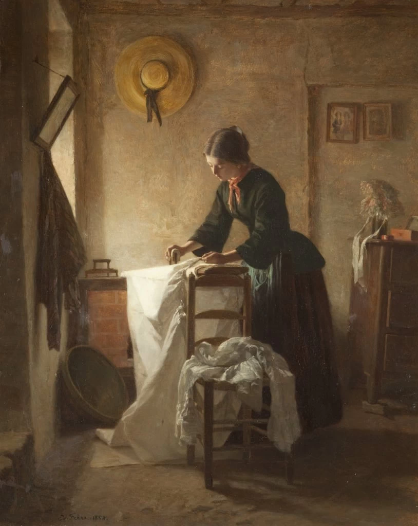 La lavandaia - Haworth Art Gallery, Accrington, Lancashire
